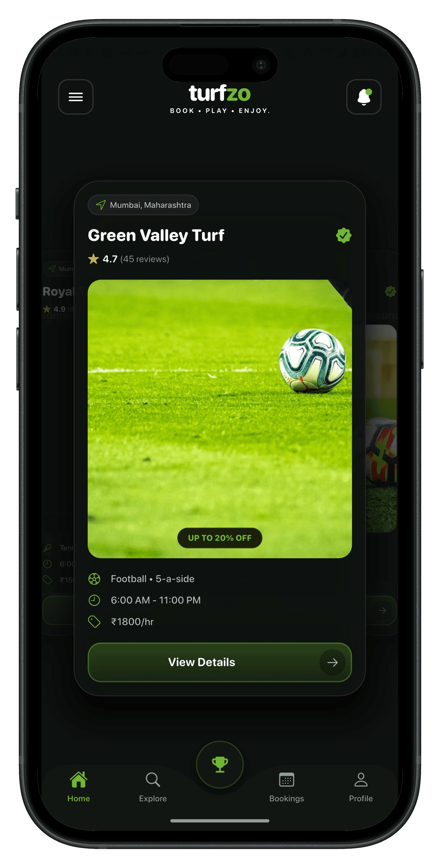 Turfzo Partner App