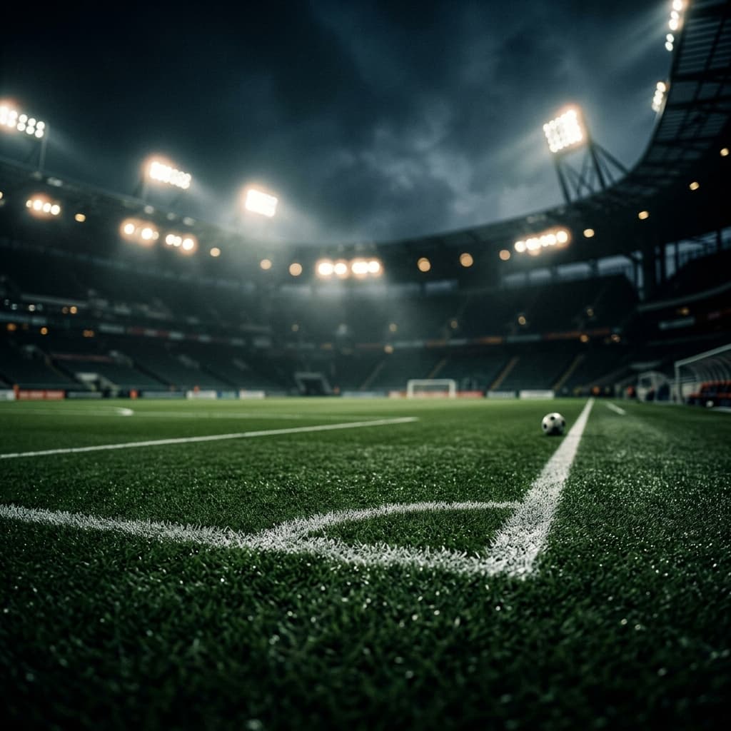 Cinematic Night Stadium Backdrop